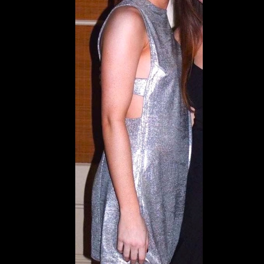 Boutique silver cocktail dress